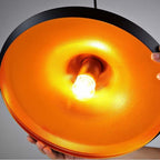 Pendant Ceiling Light, Black Metal, E27 Base, 110-240V 2