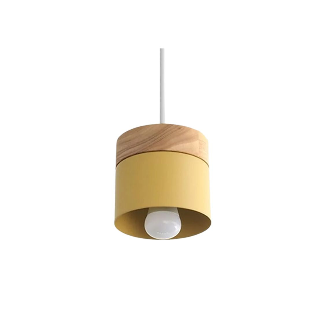 Pendant Light - Modern Kitchen Pendant Lighting with Rustic Wood 1