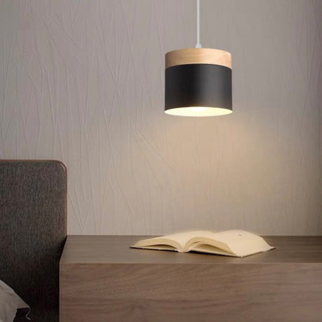 Pendant Light - Modern Kitchen Pendant Lighting with Rustic Wood 2