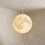 Pendant Light Adjustable Cable Moon Calming Ambient Design 01