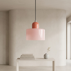 Pendant Light Glass E27 Bulb Compatible Adjustable Cord Ceiling Lamp 00