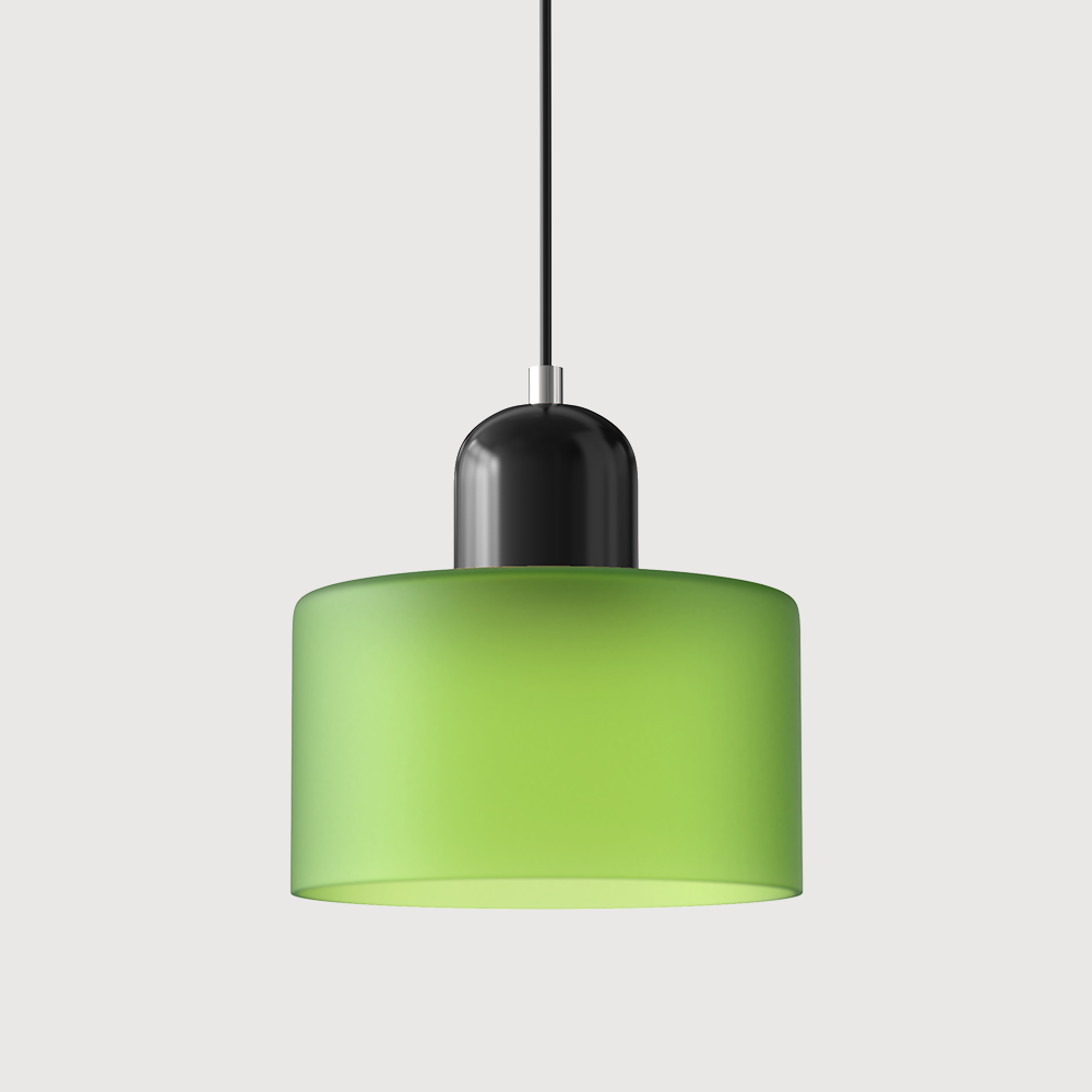 Pendant Light Glass E27 Bulb Compatible Adjustable Cord Ceiling Lamp 13