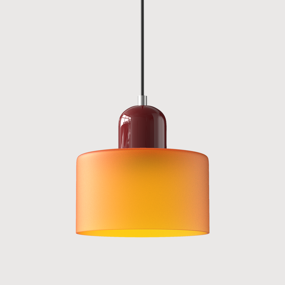 Pendant Light Glass E27 Bulb Compatible Adjustable Cord Ceiling Lamp 20