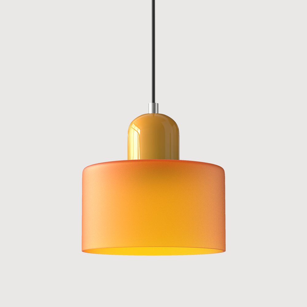 Pendant Light Glass E27 Bulb Compatible Adjustable Cord Ceiling Lamp 21