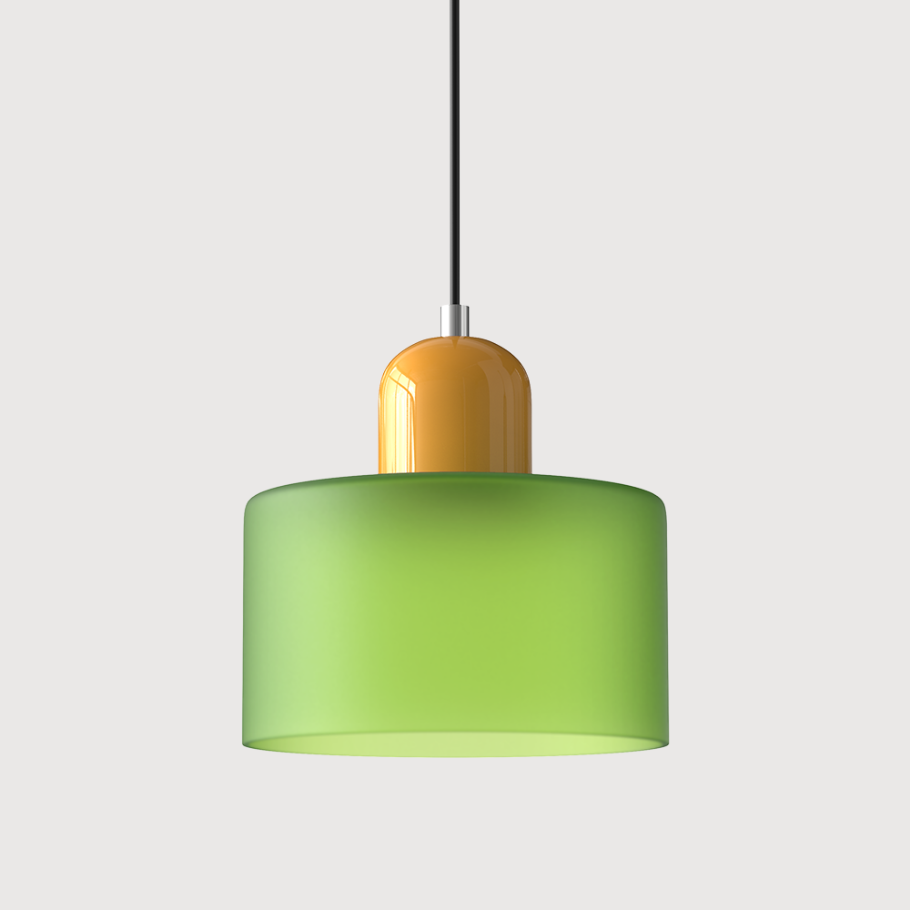 Pendant Light Glass E27 Bulb Compatible Adjustable Cord Ceiling Lamp 22