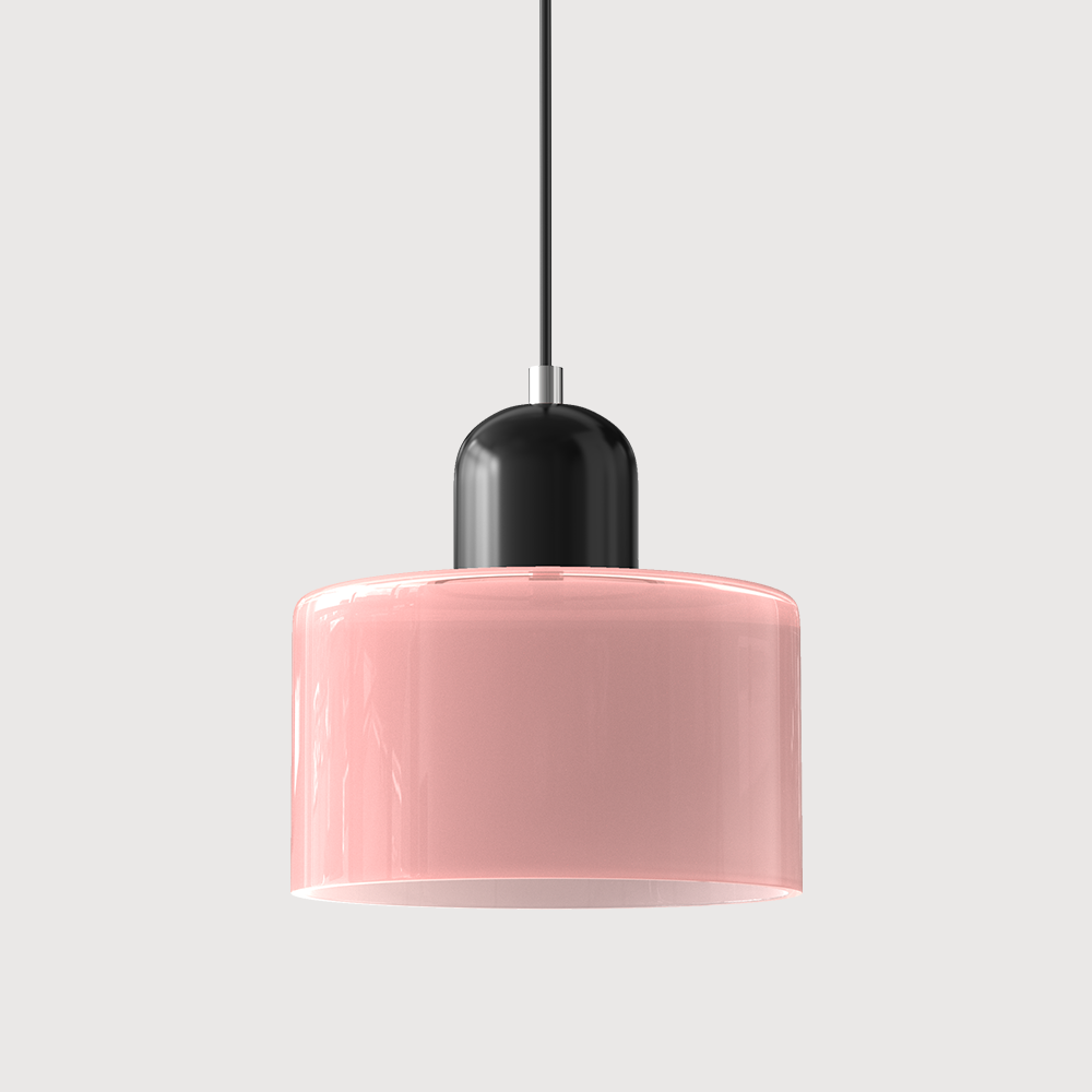 Pendant Light Glass E27 Bulb Compatible Adjustable Cord Ceiling Lamp 31