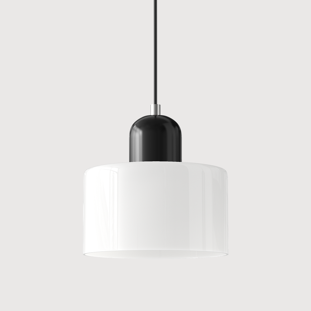 Pendant Light Glass E27 Bulb Compatible Adjustable Cord Ceiling Lamp 33