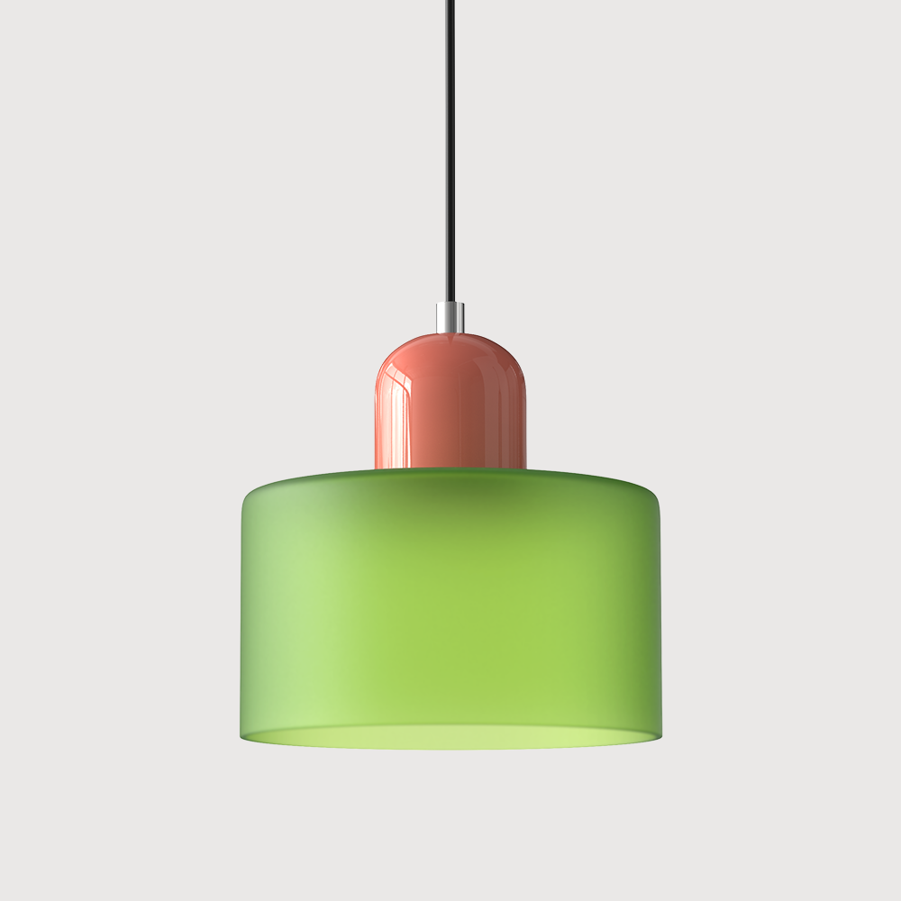 Pendant Light Glass E27 Bulb Compatible Adjustable Cord Ceiling Lamp 34
