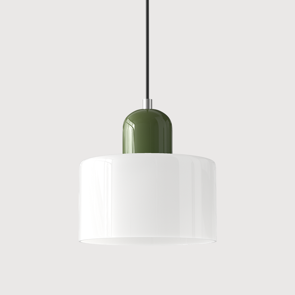 Pendant Light Glass E27 Bulb Compatible Adjustable Cord Ceiling Lamp 35