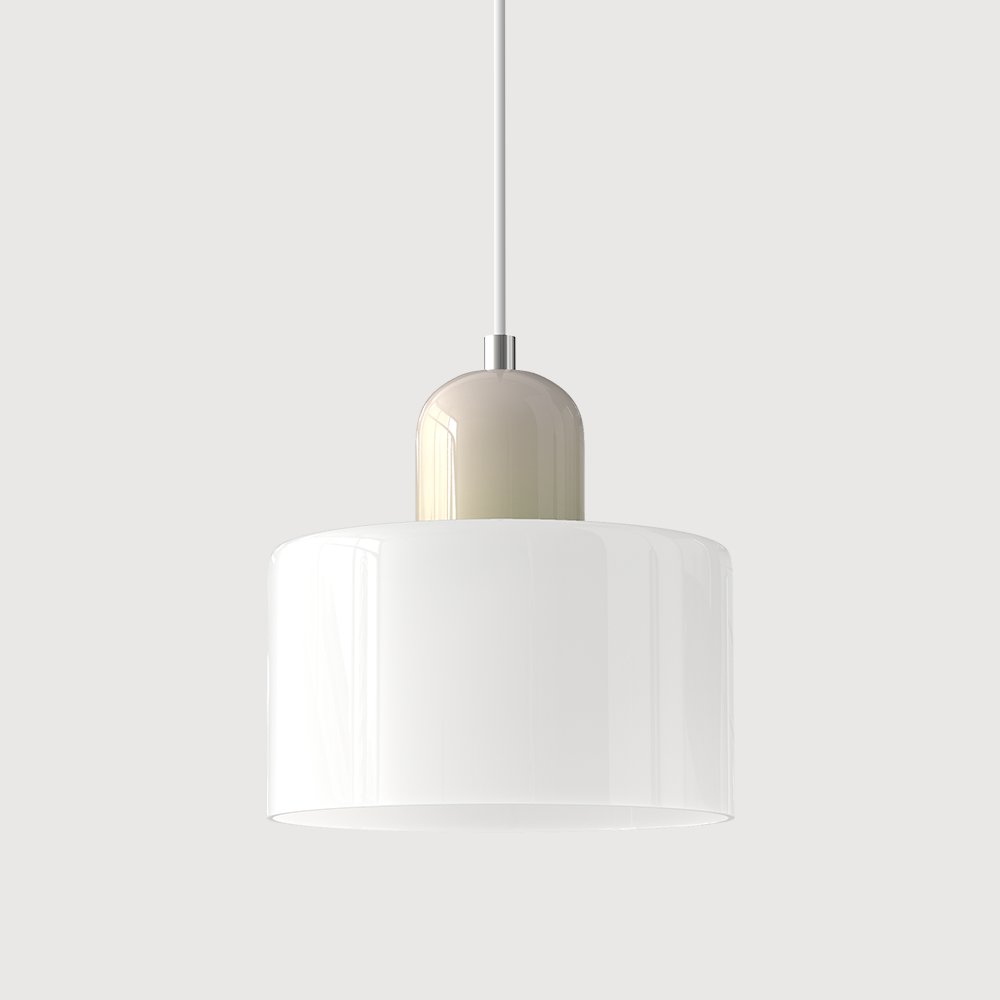 Pendant Light Glass E27 Bulb Compatible Adjustable Cord Ceiling Lamp 36