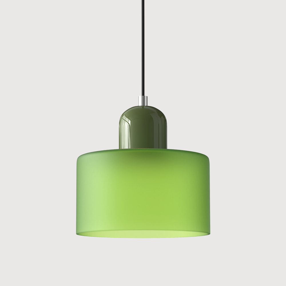 Pendant Light Glass E27 Bulb Compatible Adjustable Cord Ceiling Lamp 37