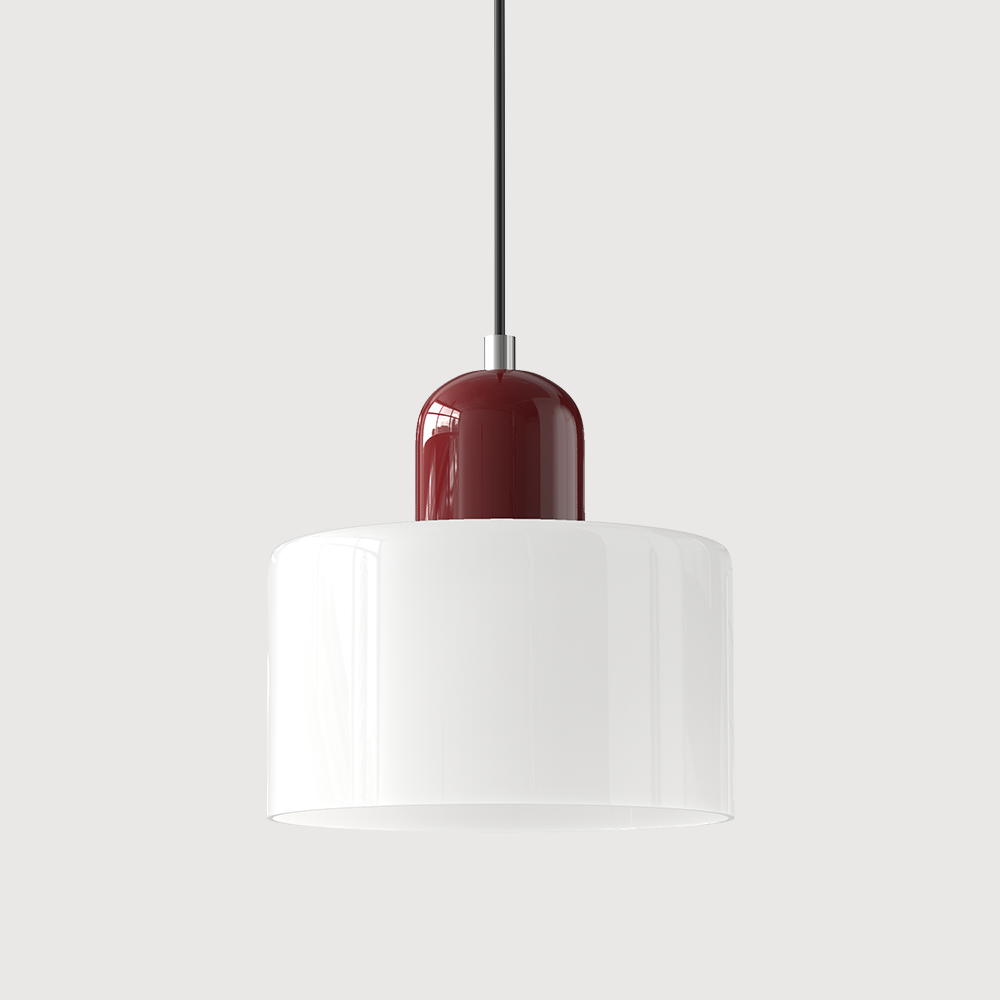 Pendant Light Glass E27 Bulb Compatible Adjustable Cord Ceiling Lamp 39