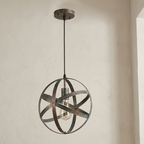 Pendant Light Metal Geometric Hanging Lamp Modern Industrial Design