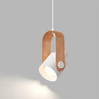 Pendant Lighting for Kitchen Island - Adjustable Swivel with Wood Accents 0