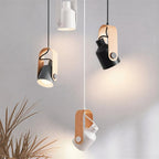 Pendant Lighting for Kitchen Island - Adjustable Swivel with Wood Accents 1