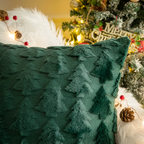 Plush Christmas Tree Pillowcase - Soft, Festive Holiday Comfort 3