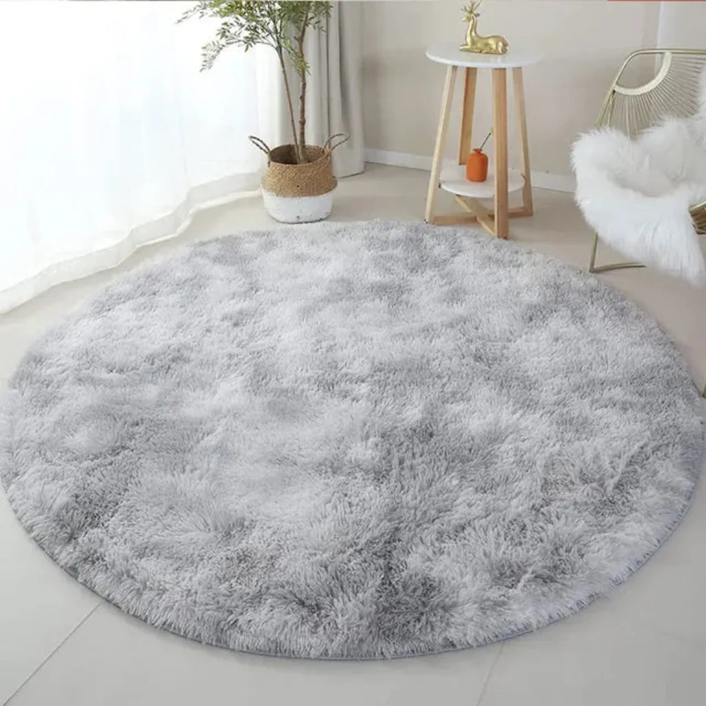 Plush Round Rug - Soft Cozy Texture for Living Room & Kids' Room 3