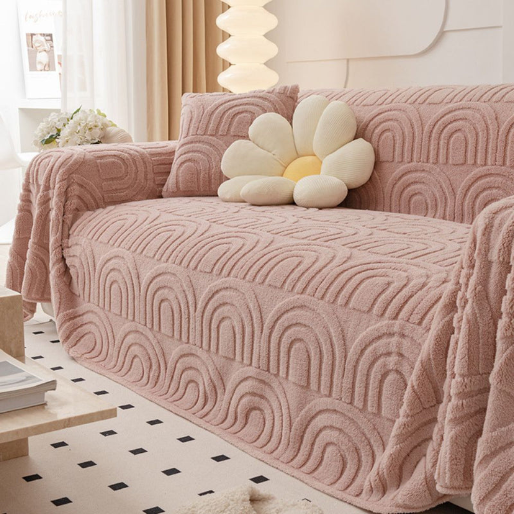 Plush Sofa Cover - Non-Slip, Cozy Protection for All Couch Sizes 3