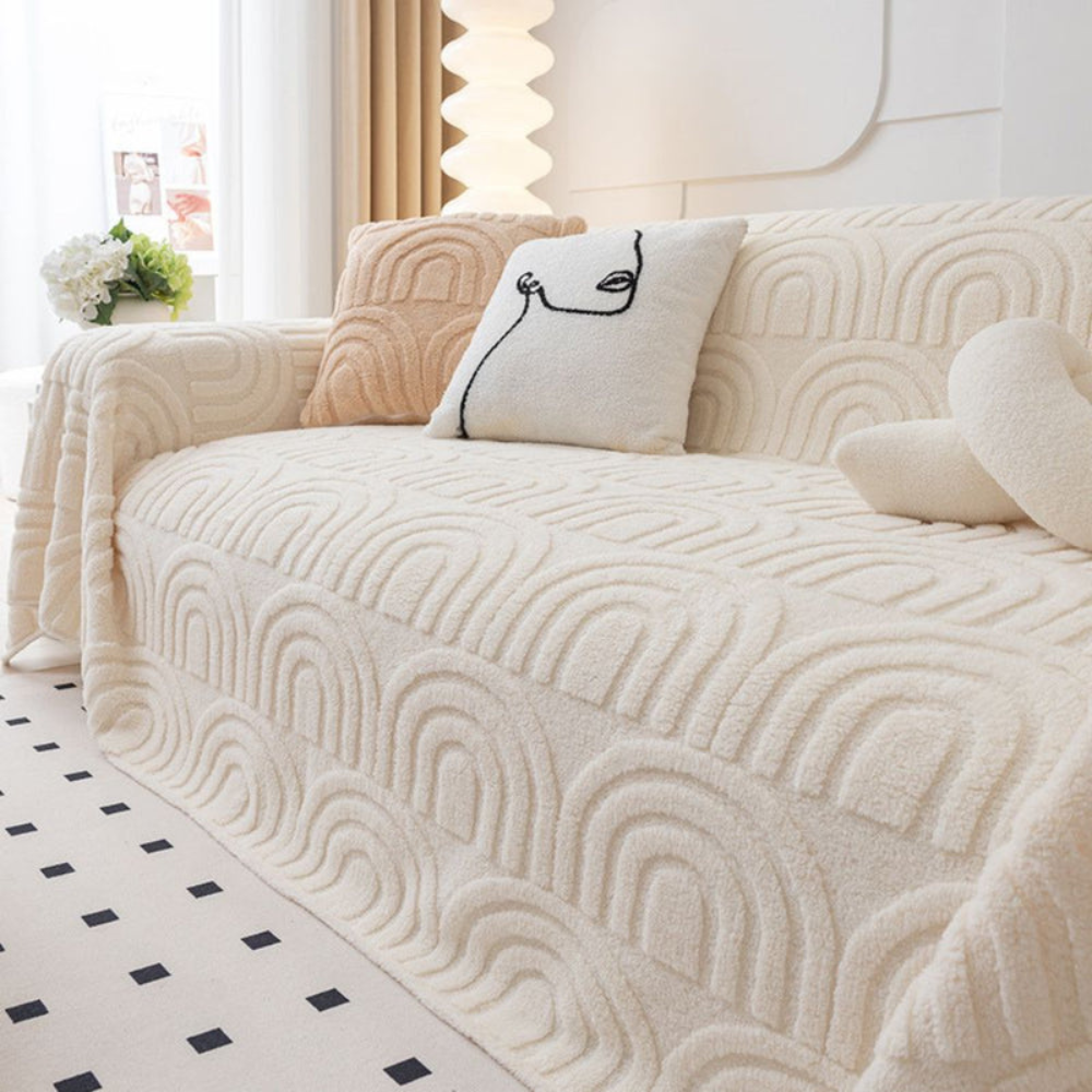 Plush Sofa Cover - Non-Slip, Cozy Protection for All Couch Sizes 5