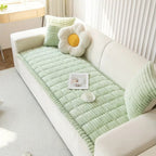 Plush Sofa Cover - Soft, Durable, Anti-Slip, Pet-Friendly Protection 6