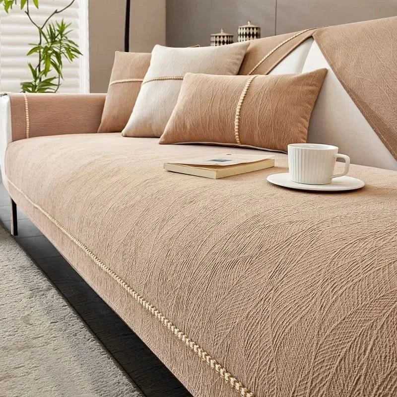 Polyester Sofa Cover - Waterproof, Non-Slip, Machine Washable Protection 6
