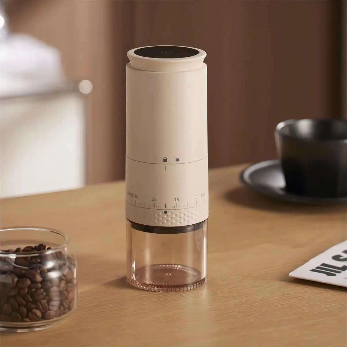 Portable Burr Coffee Grinder - Adjustable Grind for Fresh Coffee Anytime 1