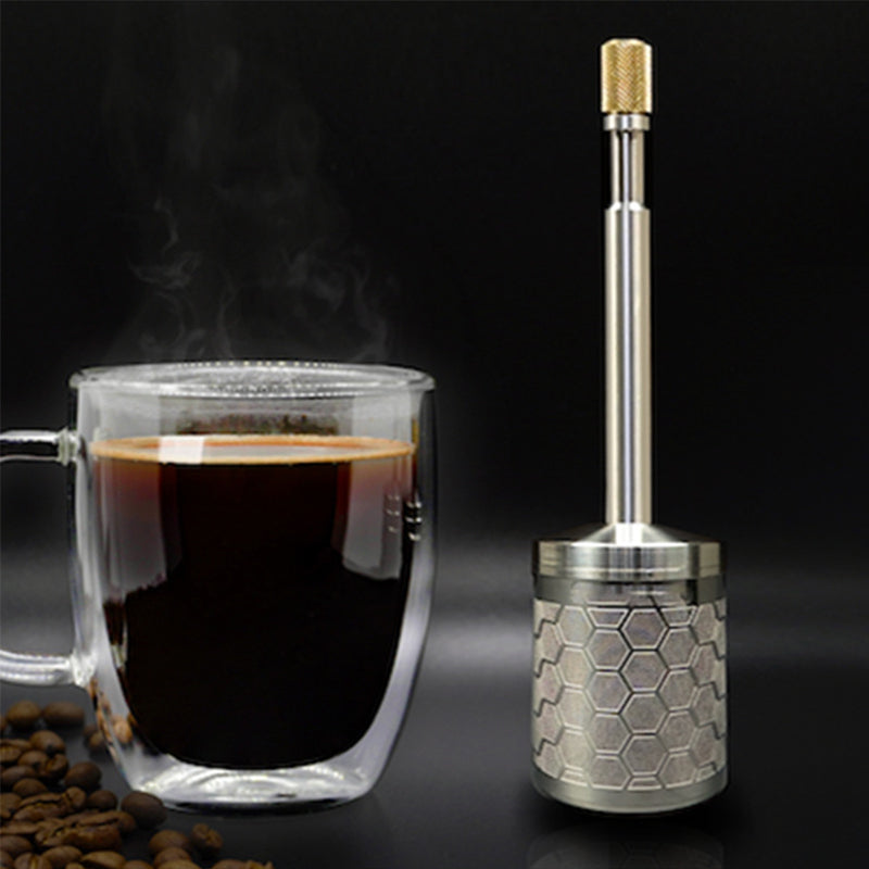Portable Coffee & Tea Press Maker - Effortless Brewing Anywhere 0