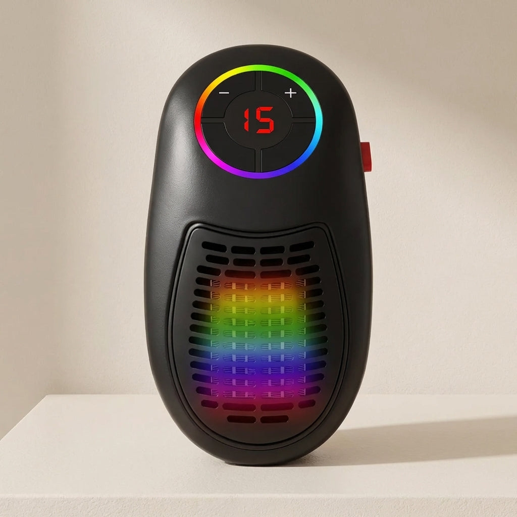 Portable Electric Heater, Ceramic Heating, 500-800W, 110-240V 0