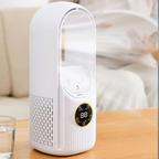 Portable Evaporative Cooler, Bladeless Design, 100ml Water Tank, 6 Speed Settings 2