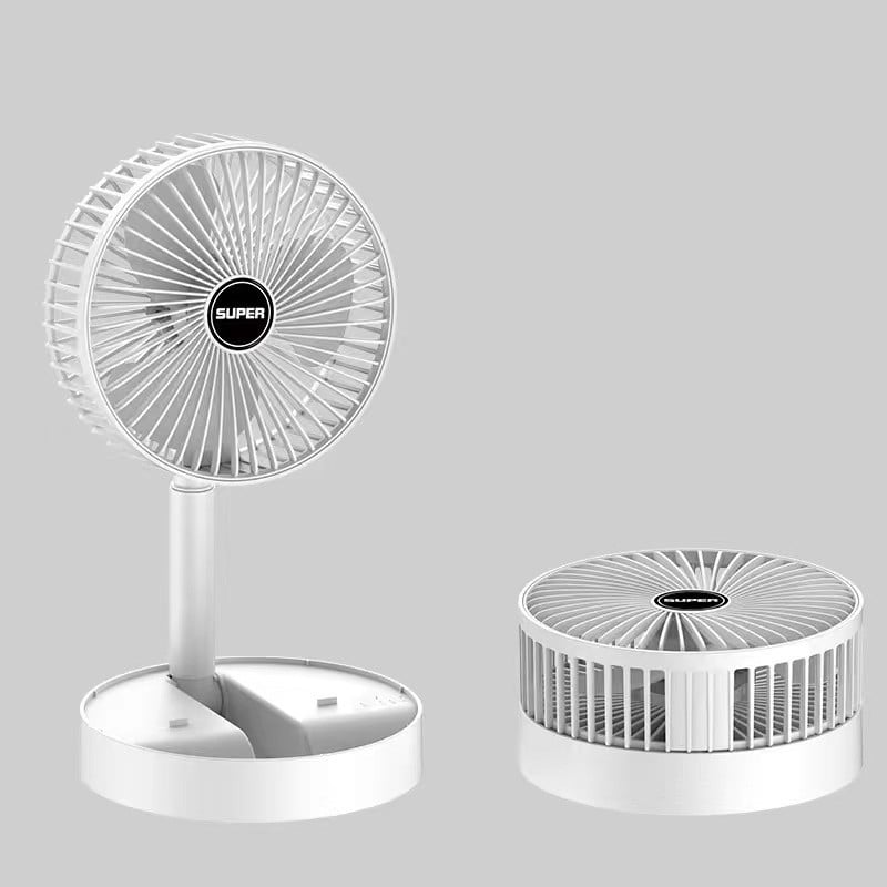 Portable Fan - USB Rechargeable Hand Held, 4-Speed Battery Powered 1