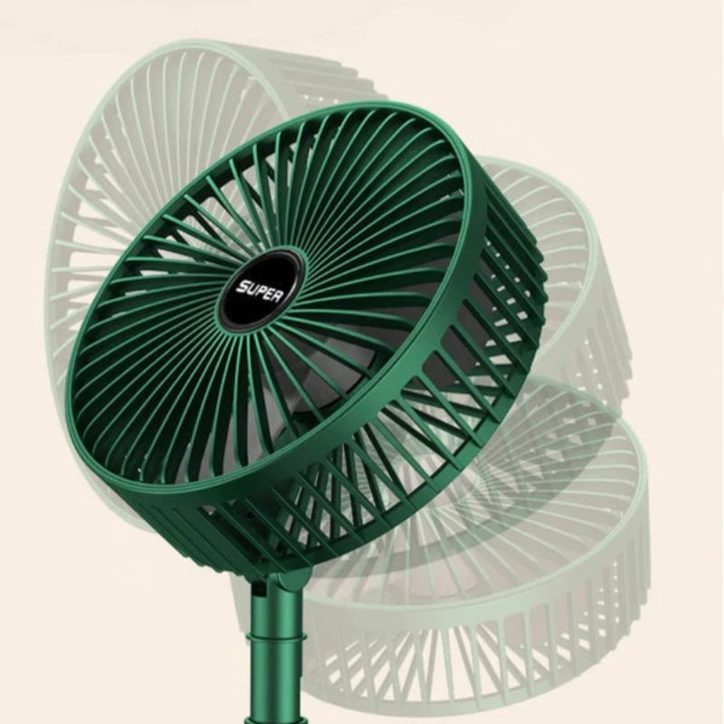 Portable Fan - USB Rechargeable Hand Held, 4-Speed Battery Powered 3