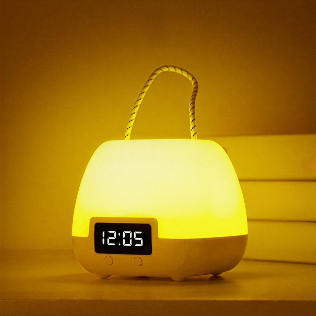 Portable Nightstand Light - Soft Illumination & Digital Alarm Clock 0