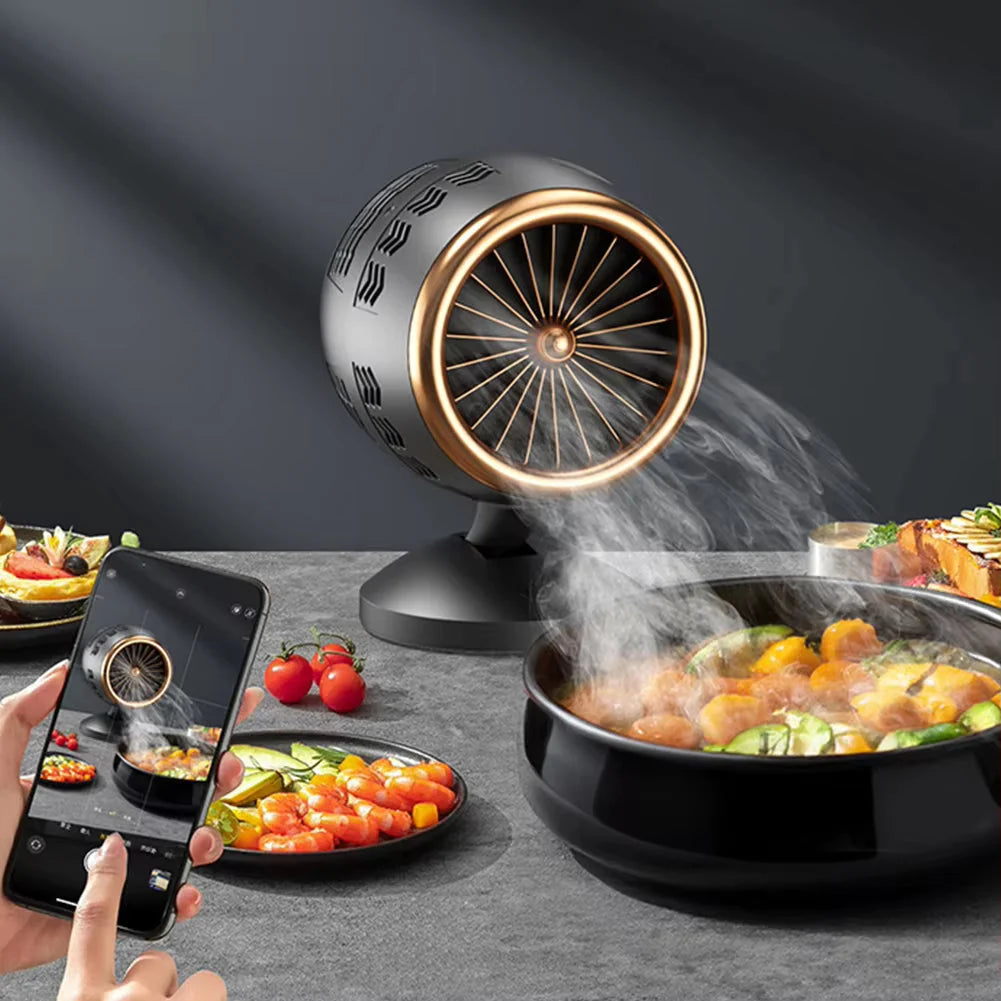 Portable Smoke Extractor - USB Fan with 3 Adjustable Speeds for Cleaner Air 4