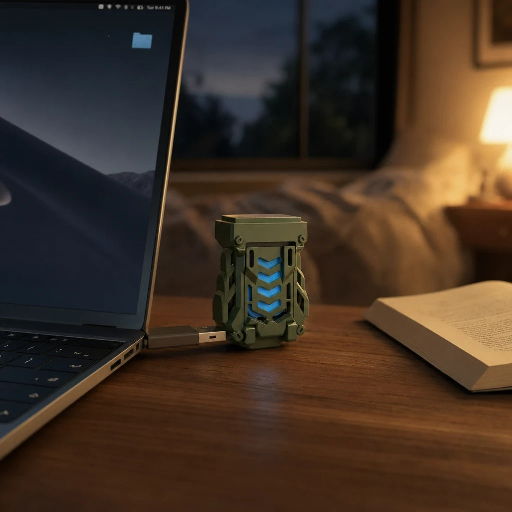 Portable USB Mosquito Repellent Heater - Silent, Odourless, Rechargeable 1