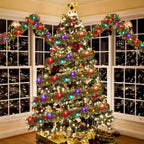 Pre Lit Battery Operated Garland with 50 Warm White Lights – 4.88m Lighted Fall Garland for Indoor Decoration 1