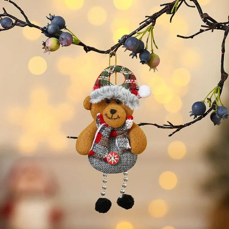Premium Fabric Christmas Ornaments – Handcrafted Tree Decorations with Festive Patterns for Holiday Home Decor 11