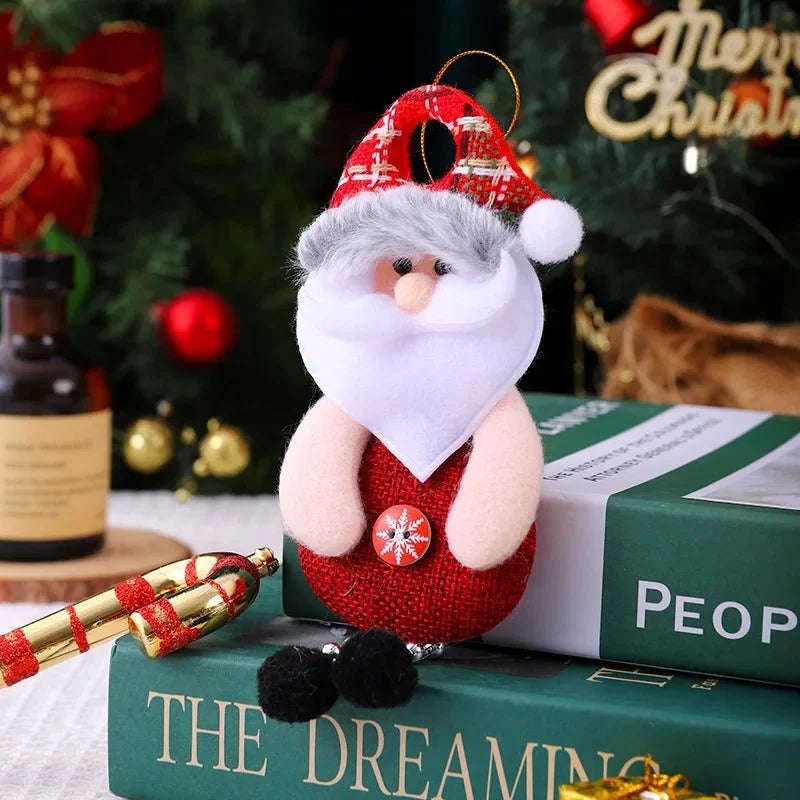 Premium Fabric Christmas Ornaments – Handcrafted Tree Decorations with Festive Patterns for Holiday Home Decor 5