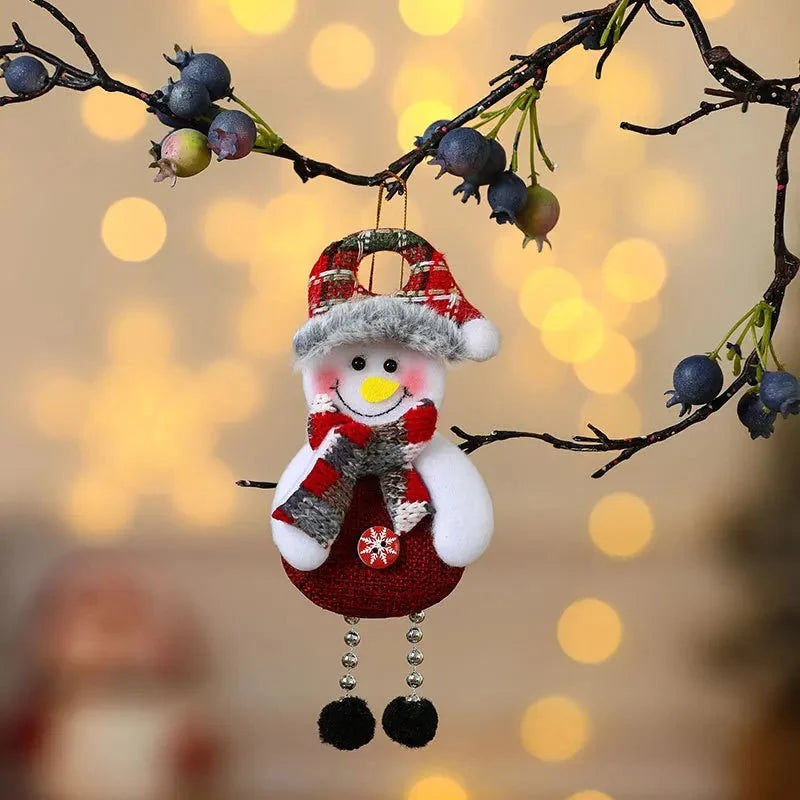 Premium Fabric Christmas Ornaments – Handcrafted Tree Decorations with Festive Patterns for Holiday Home Decor 9