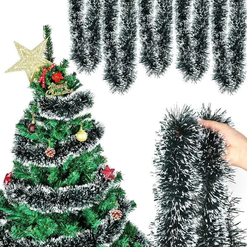 Premium Green Floristry Ribbon for Wreaths and Christmas Tree Decoration - Strong Adhesive, Flexible, Hand Tearable 4