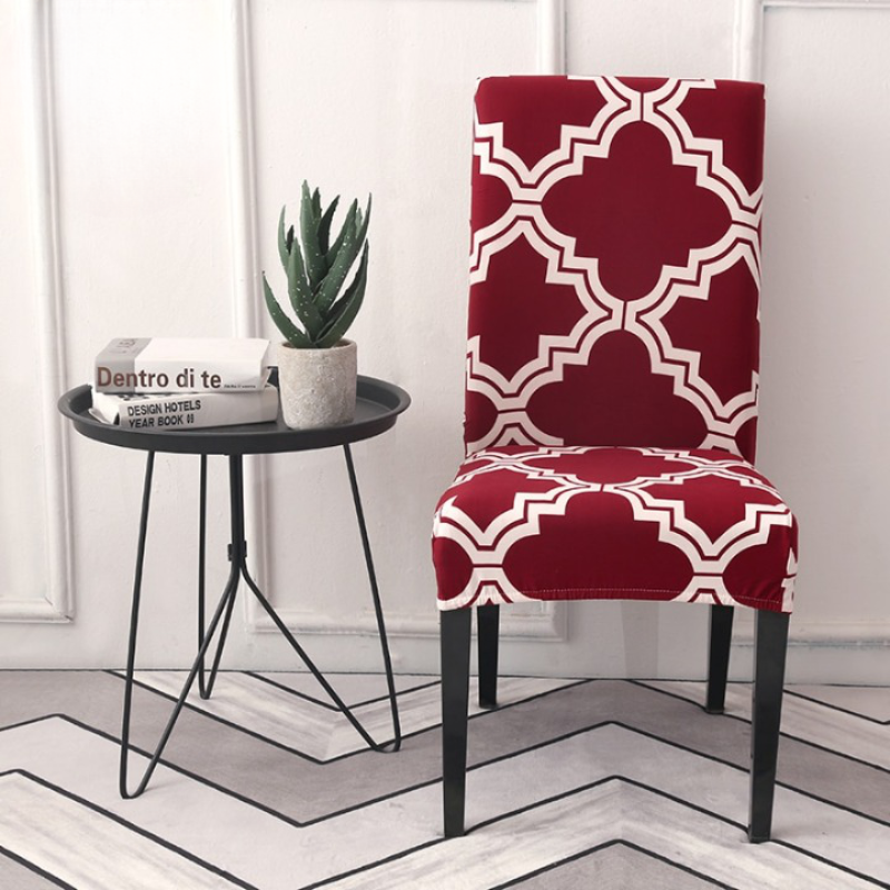 Premium Spandex Lycra Dining Chair Covers – Stylish Slipcovers for Dining Room Chairs, Elastic Fit, Machine Washable 2