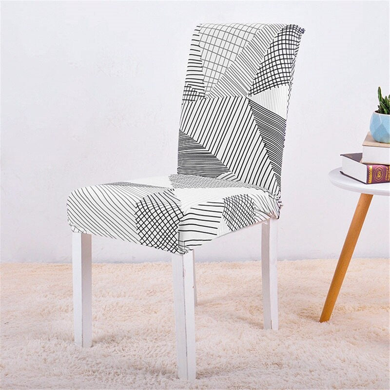 Premium Spandex Lycra Dining Chair Covers – Stylish Slipcovers for Dining Room Chairs, Elastic Fit, Machine Washable 4