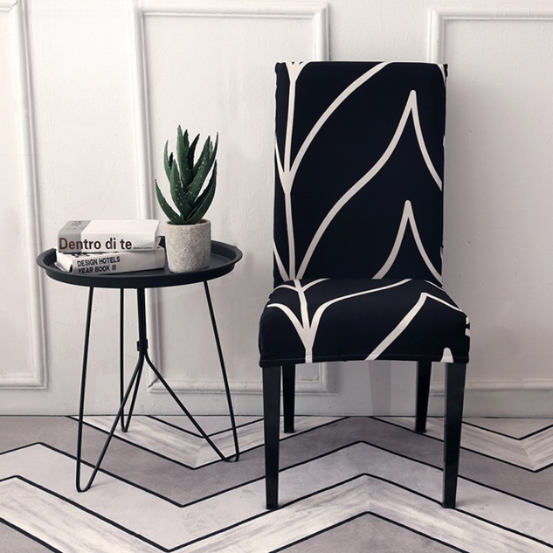 Premium Spandex Lycra Dining Chair Covers – Stylish Slipcovers for Dining Room Chairs, Elastic Fit, Machine Washable 5