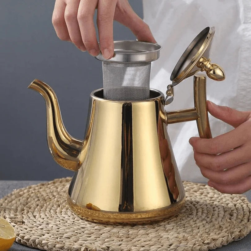 Premium Stainless Steel Electric Kettle with Integrated Filter – Induction Compatible, 1.5L and 2.0L Capacity, Ergonomic Design 2