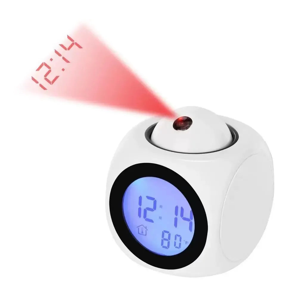 Projection Alarm Clock - Dual Alarm, Clear Time & Temperature Display 0