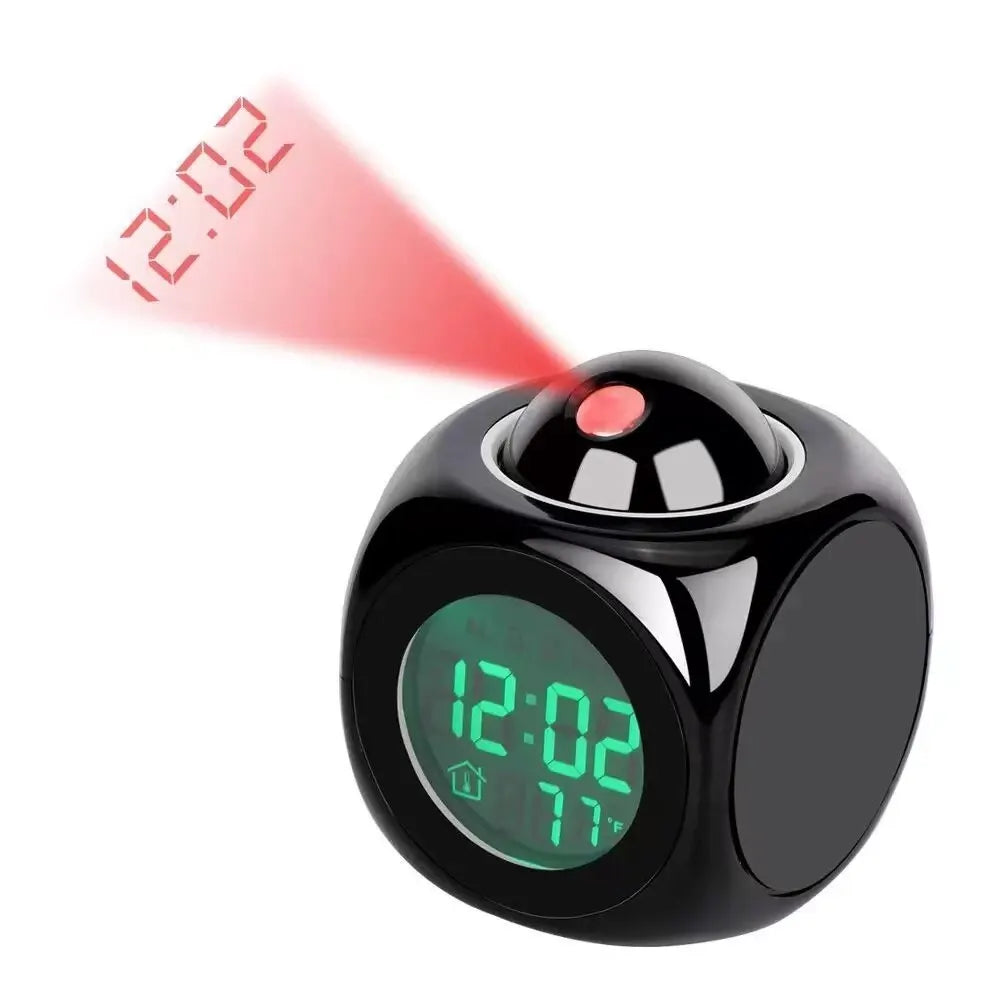 Projection Alarm Clock - Dual Alarm, Clear Time & Temperature Display 3