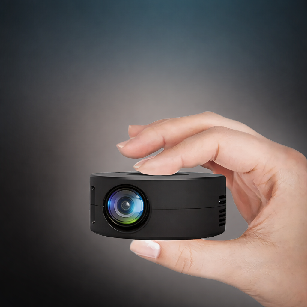 Projector Mini Portable 1080p HD USB Powered Built In Speaker 4