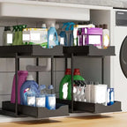 Pull-Out Sliding Rack Organizer - Efficient Kitchen & Pantry Organization 2