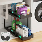 Pull-Out Sliding Rack Organizer - Efficient Kitchen & Pantry Organization 3
