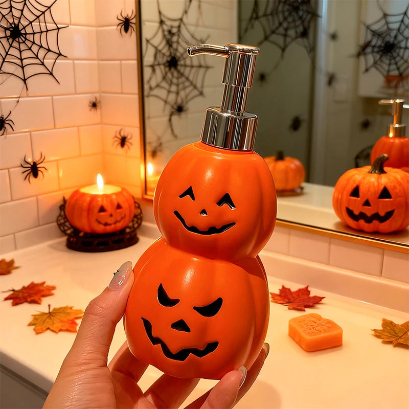 Pumpkin Soap Dispenser - Fun Halloween Decor for Hand Soap & Lotion 1
