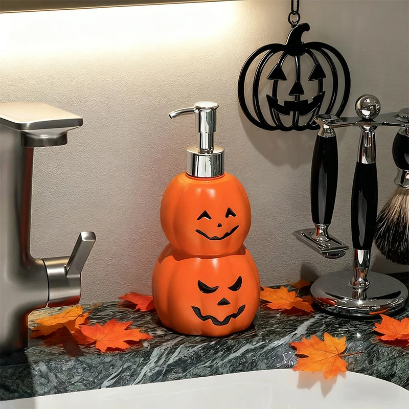 Pumpkin Soap Dispenser - Fun Halloween Decor for Hand Soap & Lotion 2